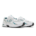 New Balance 530 White Silver Green