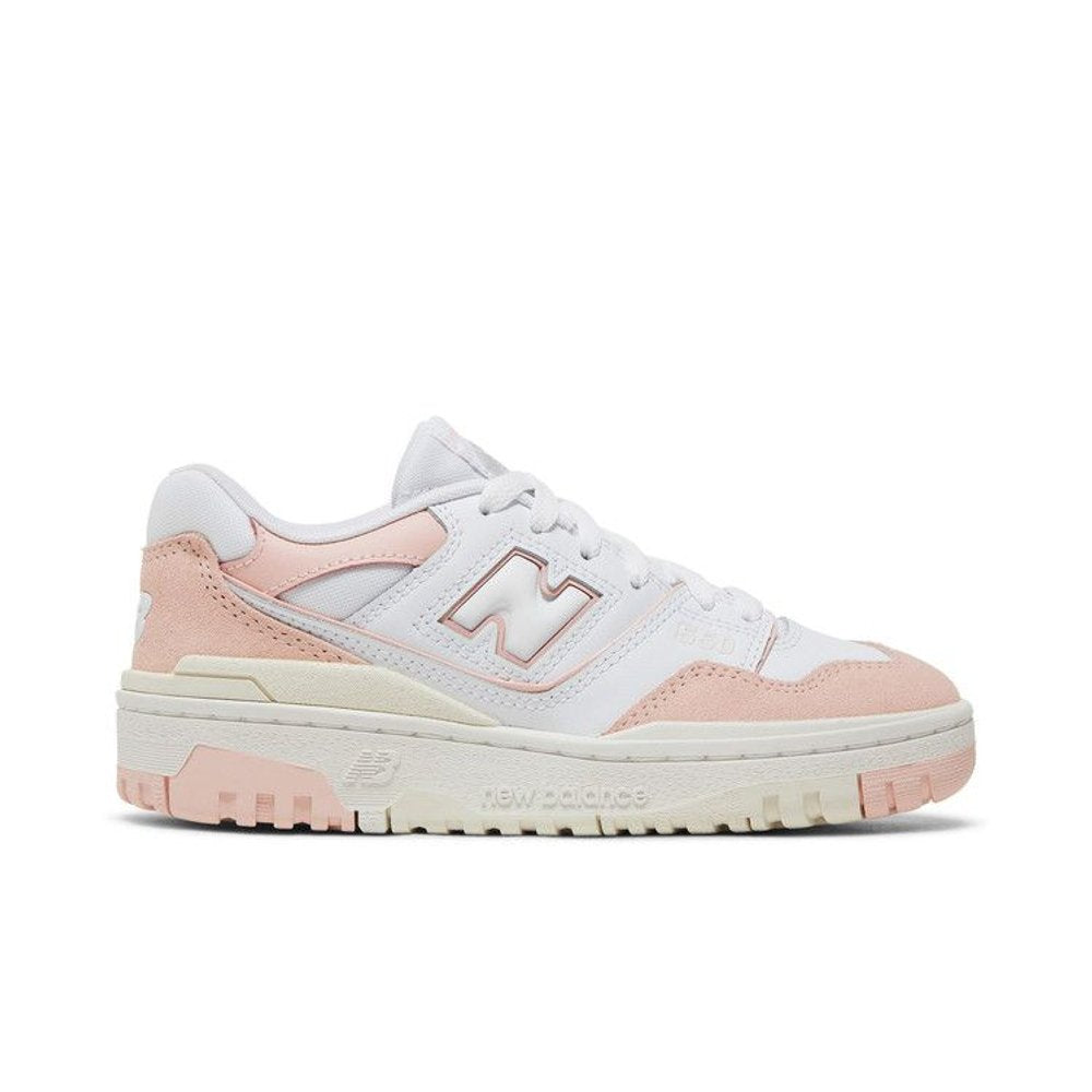 New Balance 550 Big Kid 'Pink Sand White' – boční pohled | Purekickz