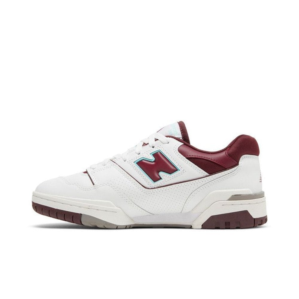 New Balance 550 Burgundy Cyan