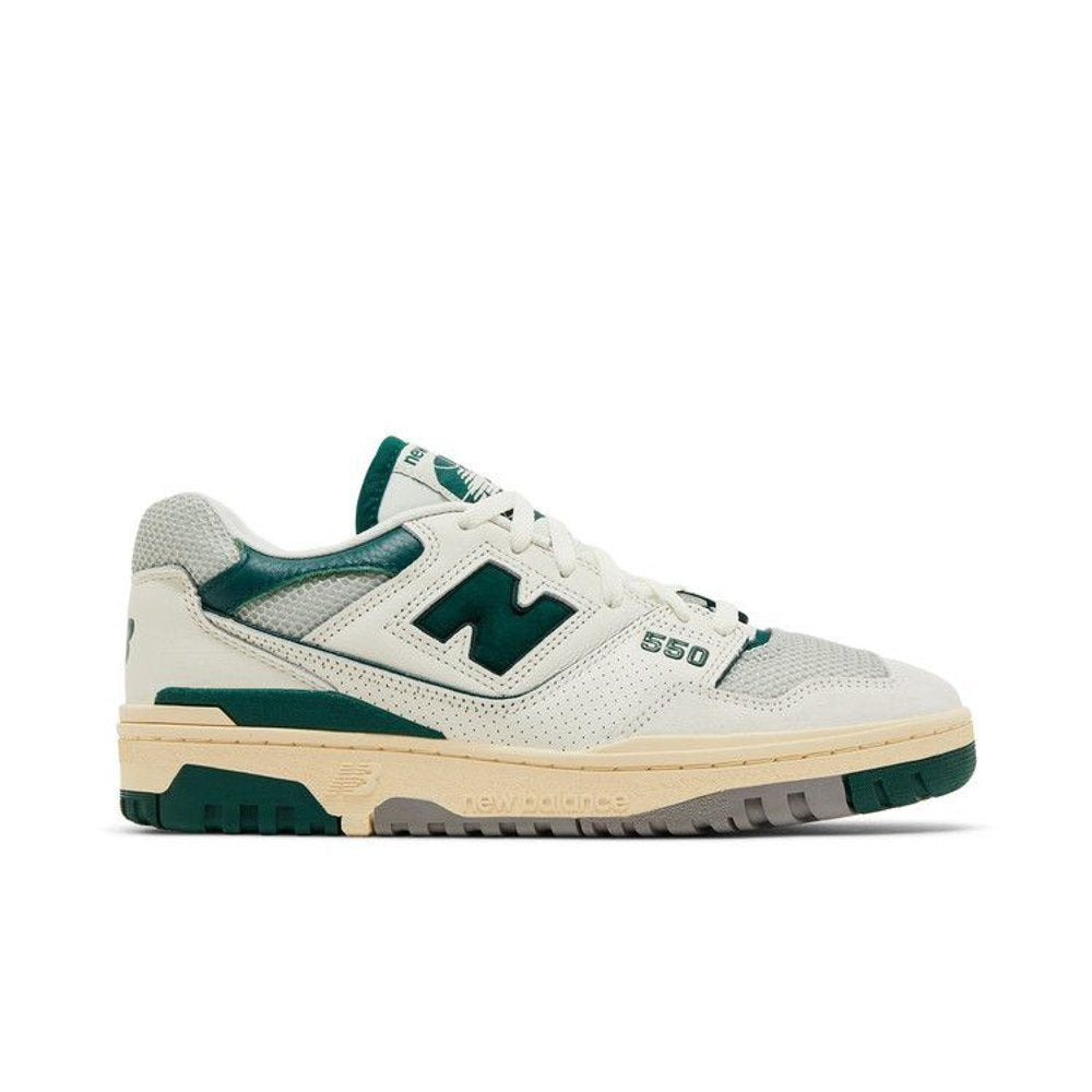 New Balance 550 Sea Salt Pack Marsh Green – boční pohled | Purekickz