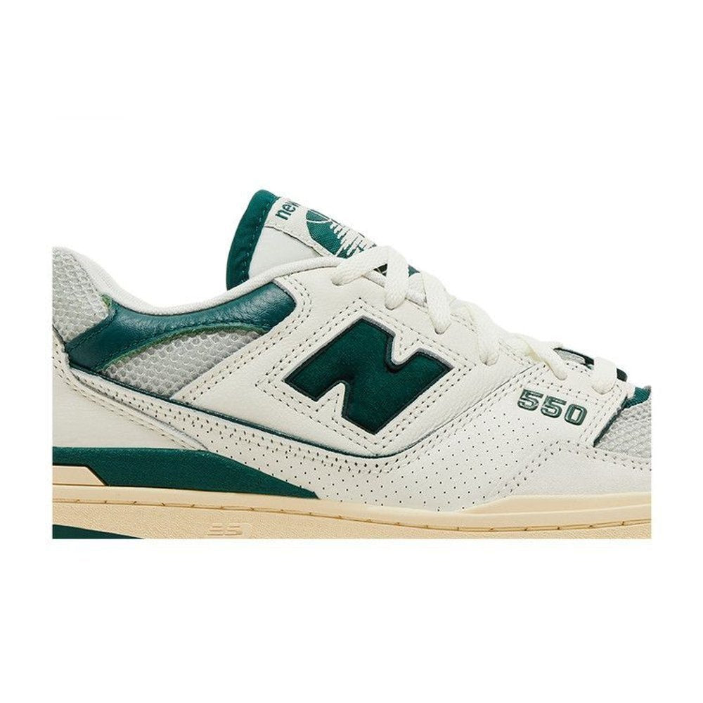 New Balance 550 Sea Salt Pack Marsh Green – detail | Purekickz