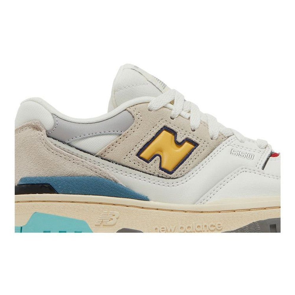 New Balance 550 Sea Salt Yellow (GS) – boční pohled | Purekickz