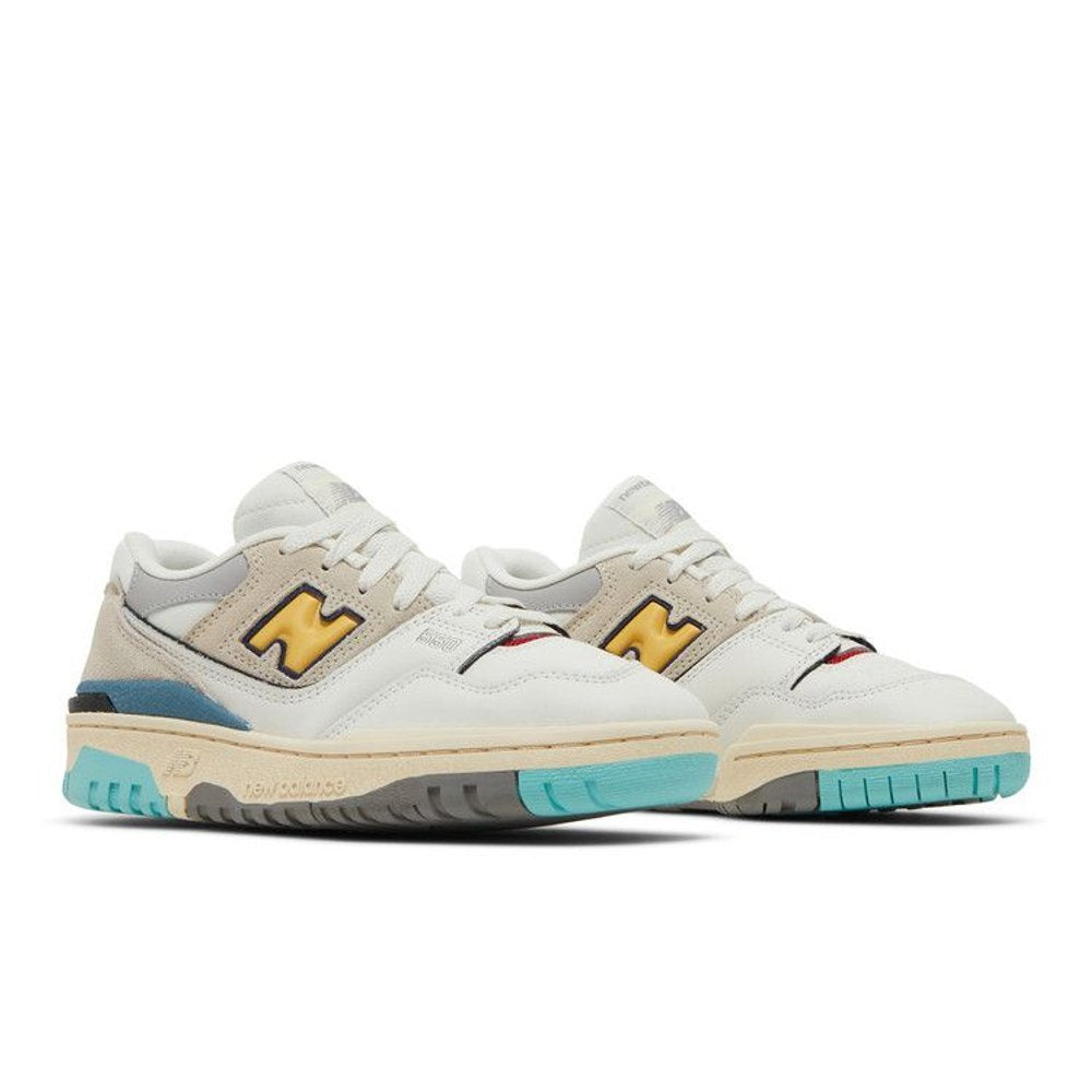 New Balance 550 Sea Salt Yellow (GS) – detail materiálu | Purekickz