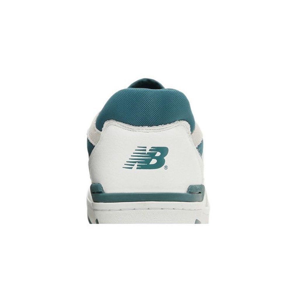 New Balance 550 Vintage Teal – detail materiálu | Purekickz