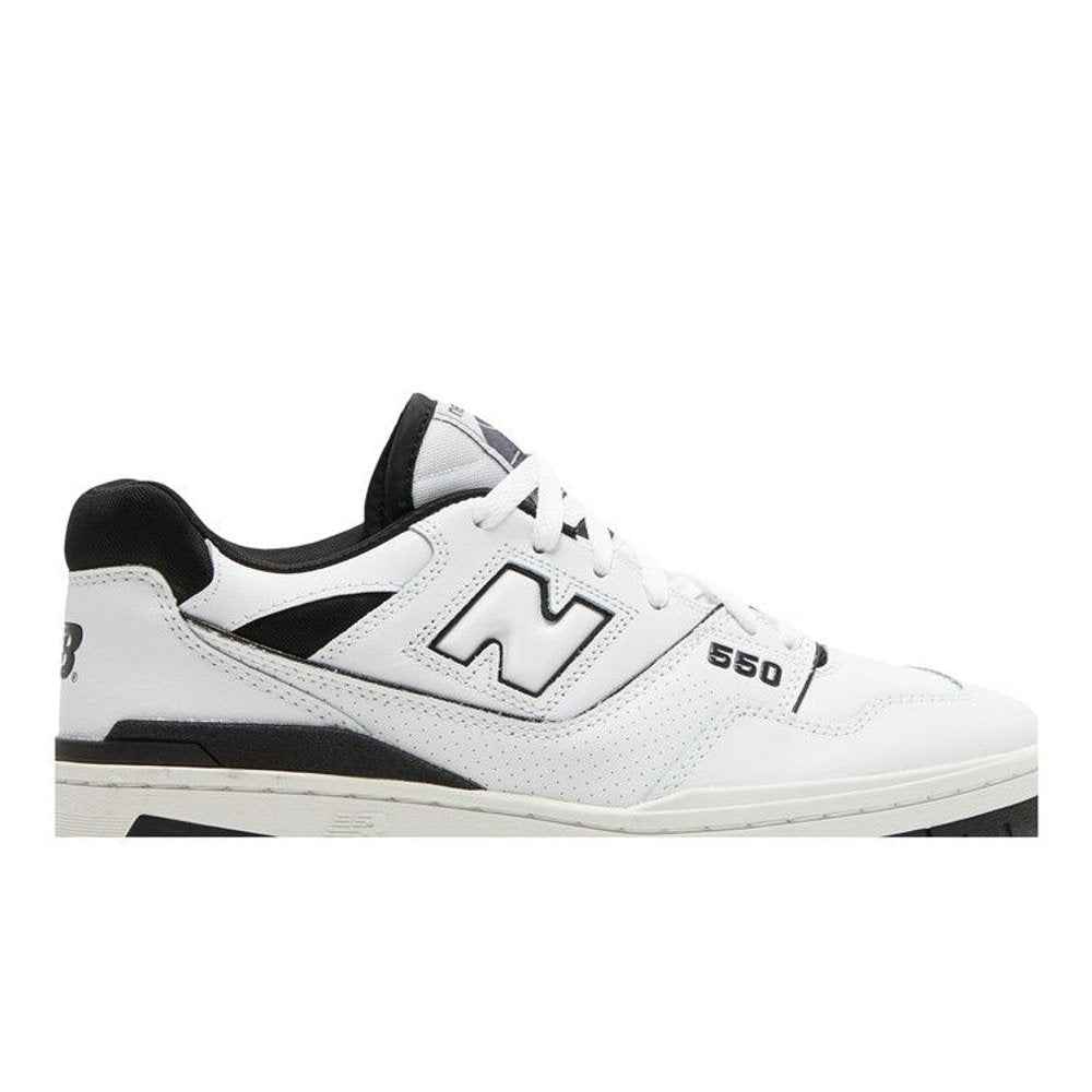 New Balance 550 White Black – detail | Purekickz