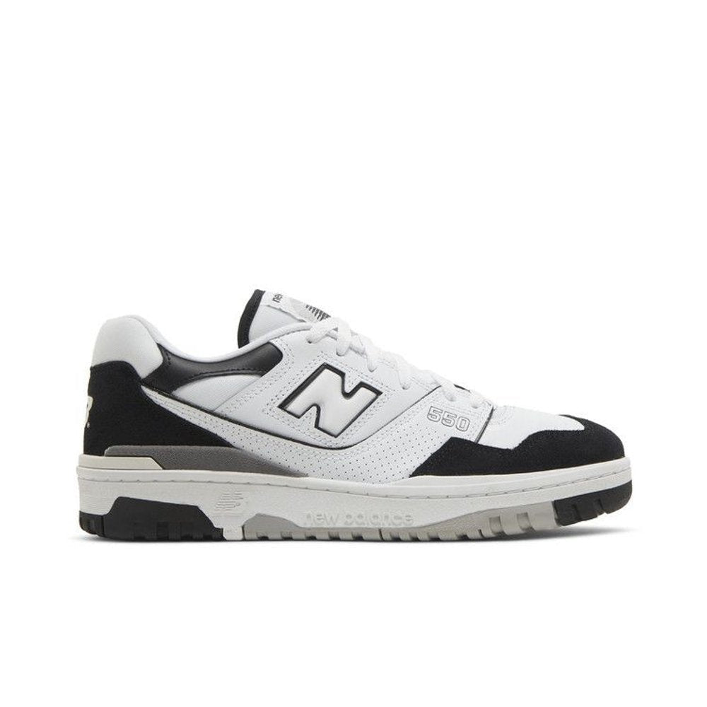 New Balance 550 White Black Rain Cloud – boční pohled | Purekickz