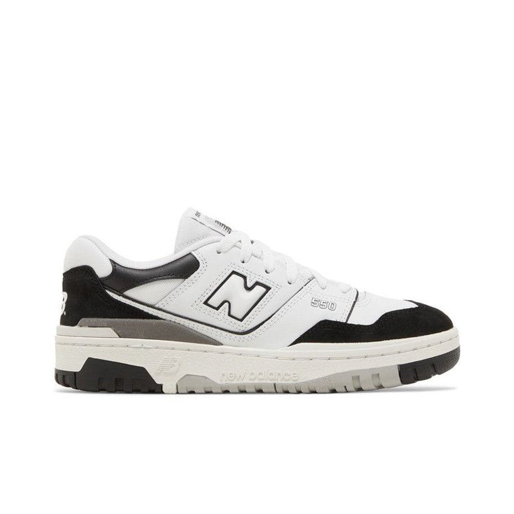 New Balance 550 White Black Rain Cloud (GS) – boční pohled | Purekickz