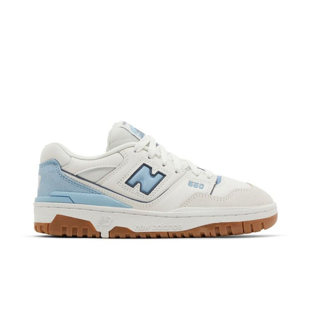 New Balance 550 White Blue Gum (GS) – boční pohled | Purekickz