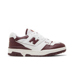 New Balance 550 White Burgundy – boční pohled | Purekickz