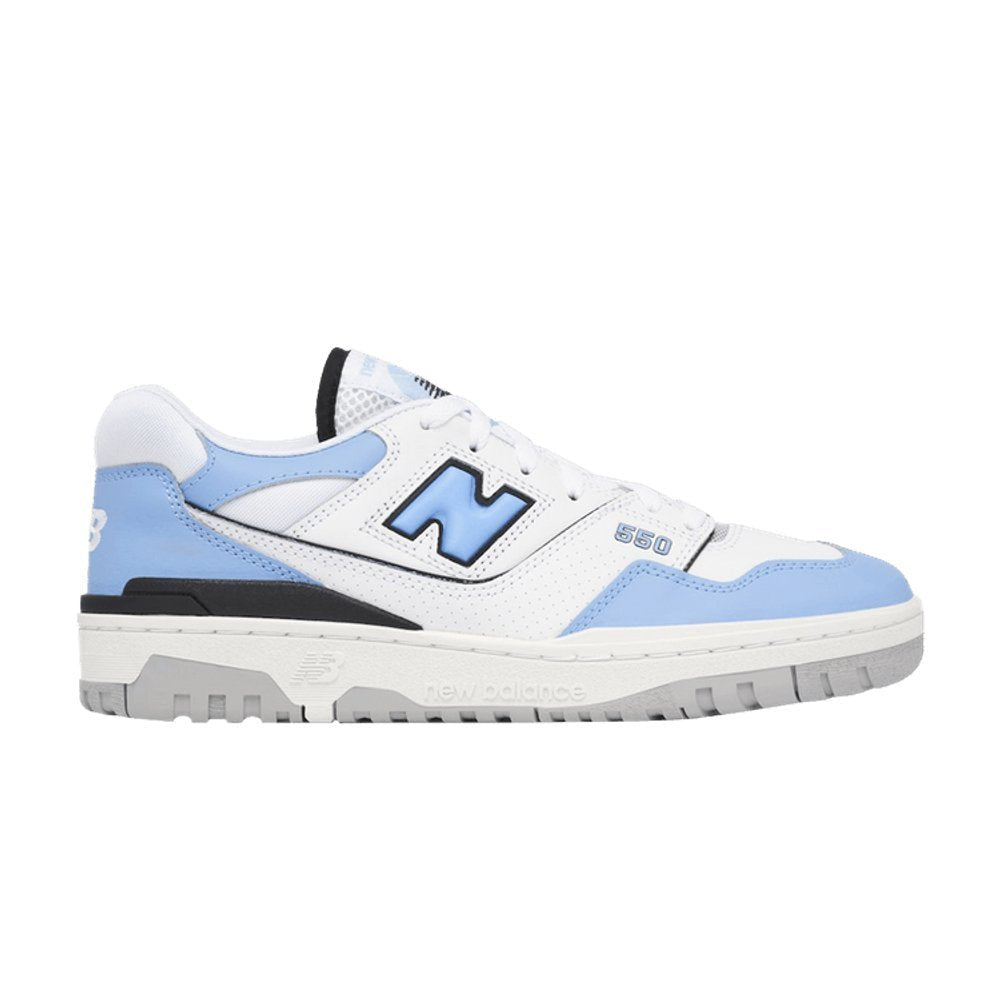 New Balance 550 White Carolina Blue – boční pohled | Purekickz