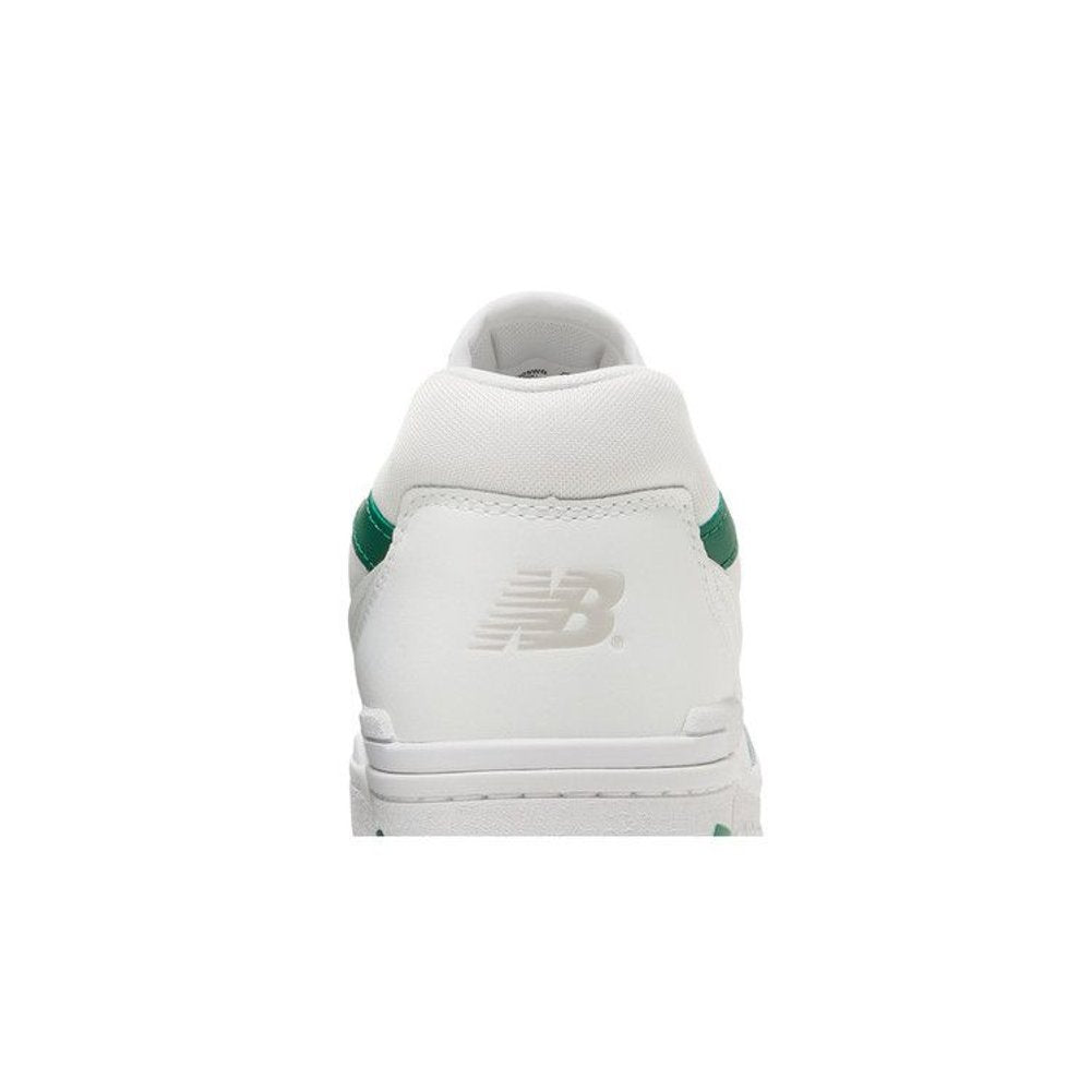 New Balance 550 White Classic Green – detail materiálu | Purekickz