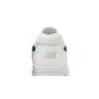 New Balance 550 White Classic Green – detail materiálu | Purekickz