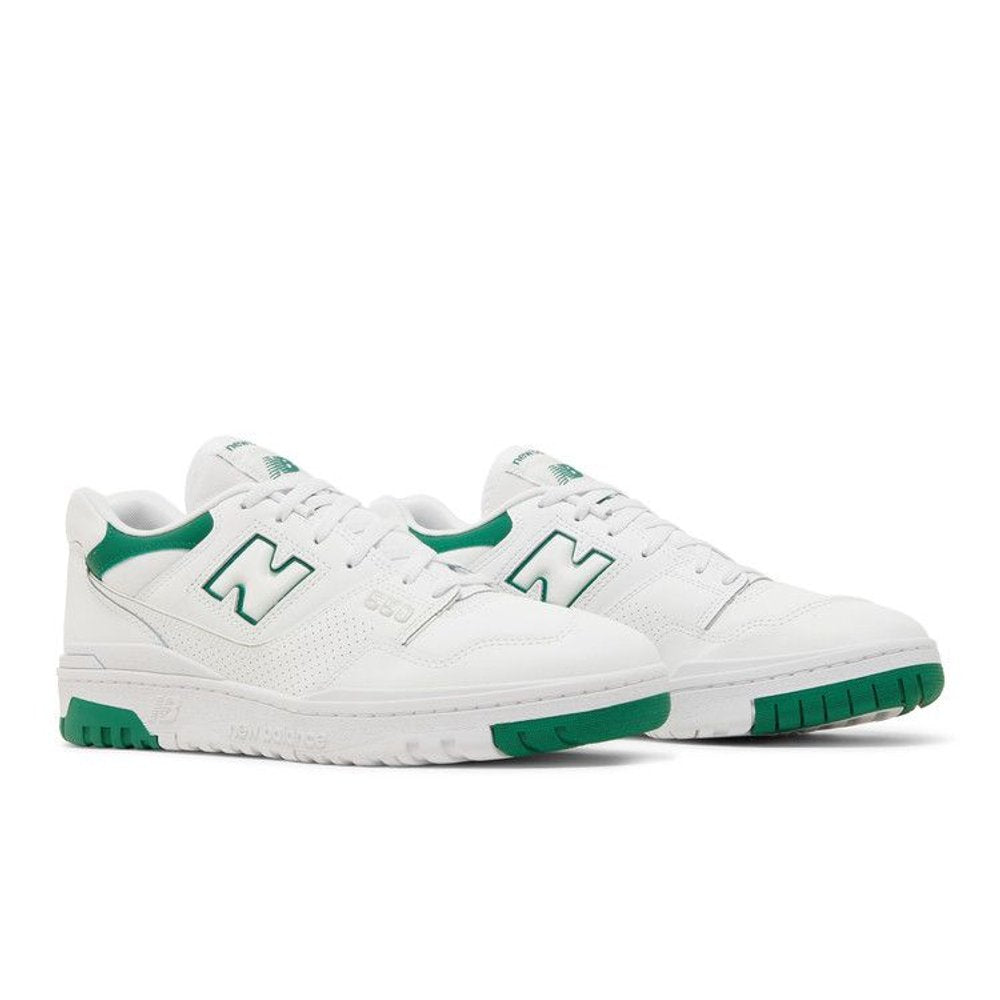 New Balance 550 White Classic Green