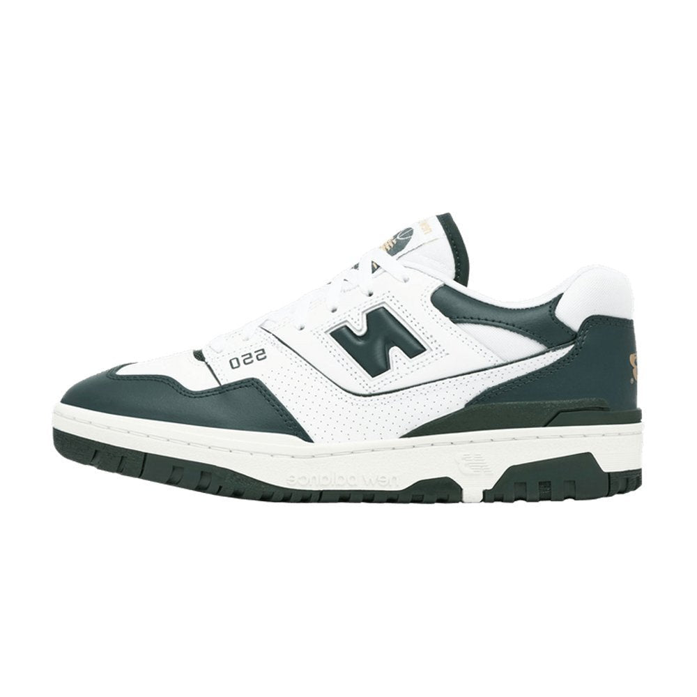 New Balance 550 White Dark Green – hlavní pohled | Purekickz