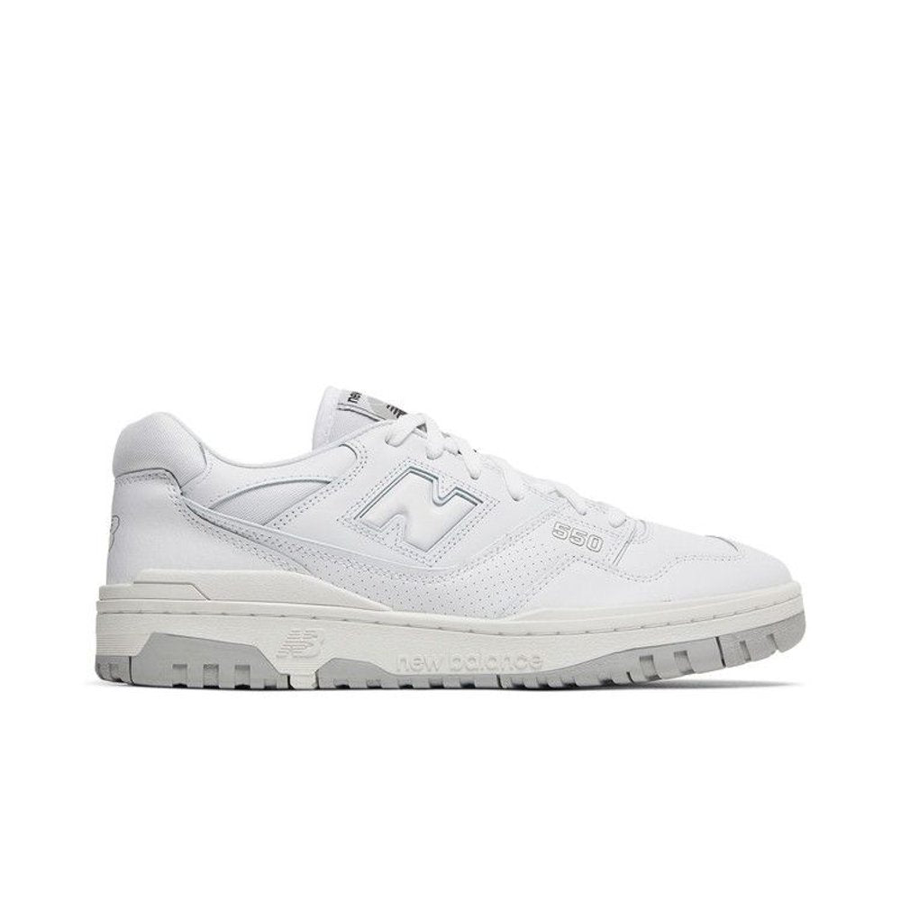 New Balance 550 White Grey – boční pohled | Purekickz
