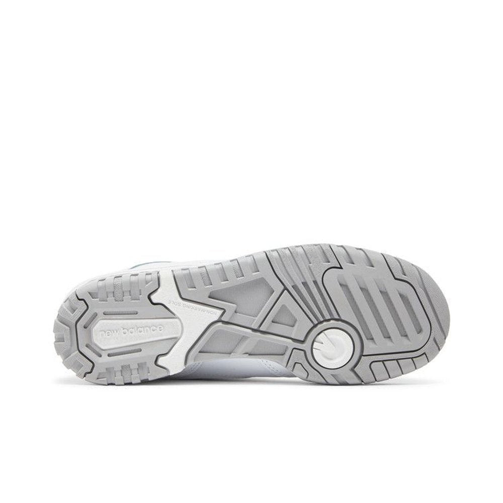 New Balance 550 White Grey (GS) – zadní pohled | Purekickz