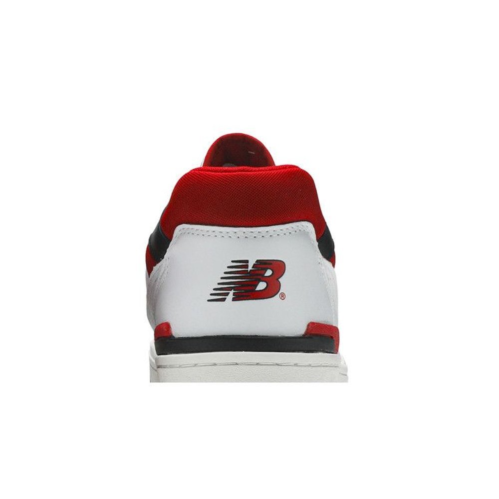 New Balance 550 White Red – detail materiálu | Purekickz