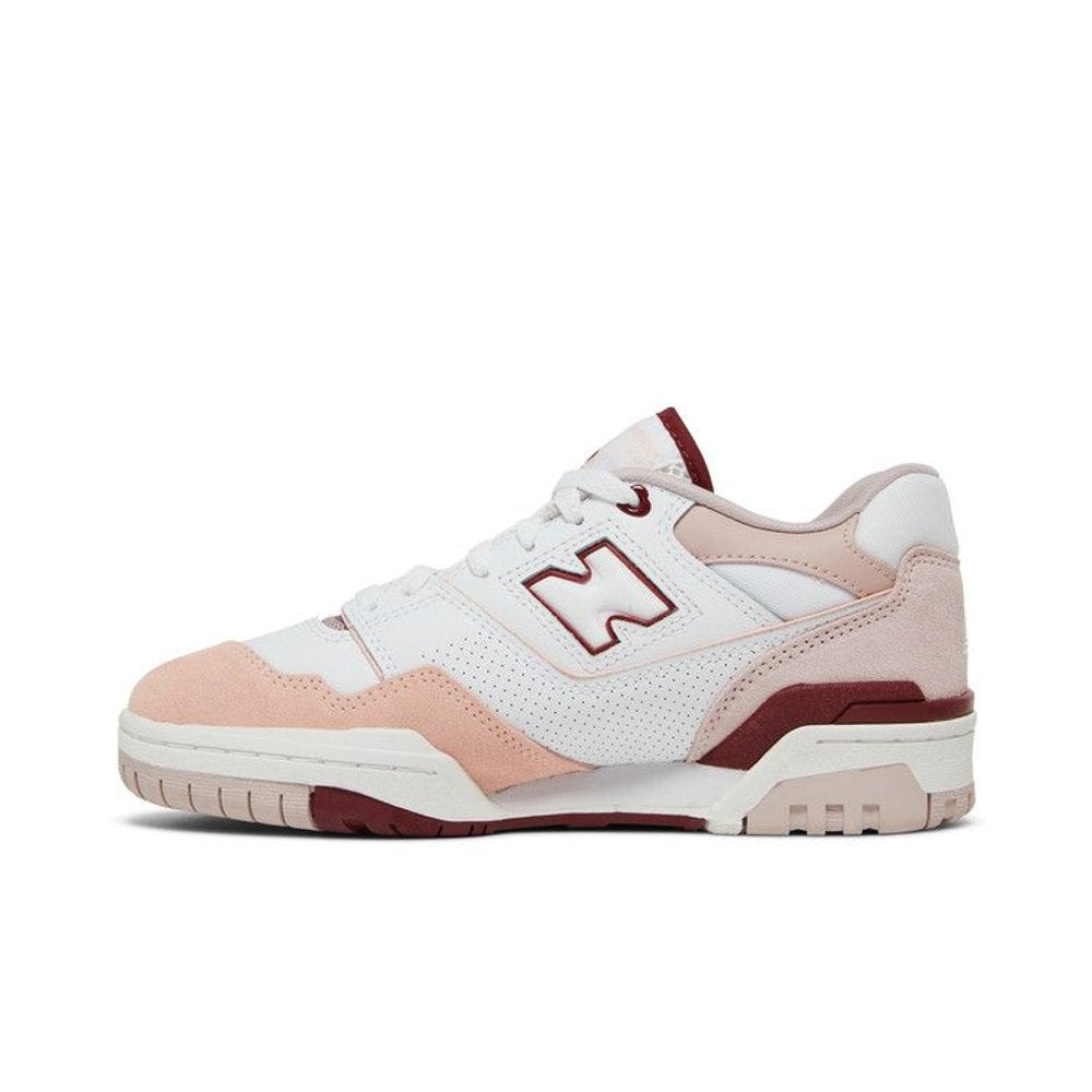 New Balance 550 White Scarlet (W) – hlavní pohled | Purekickz