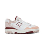 New Balance 550 White Scarlet (W) – boční pohled | Purekickz