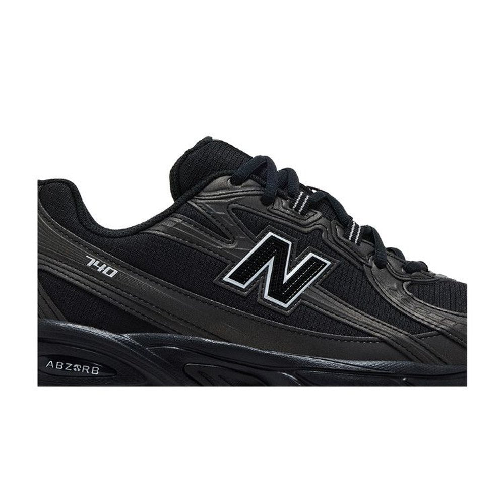 New Balance 740 Black Silver Metallic – detail | Purekickz