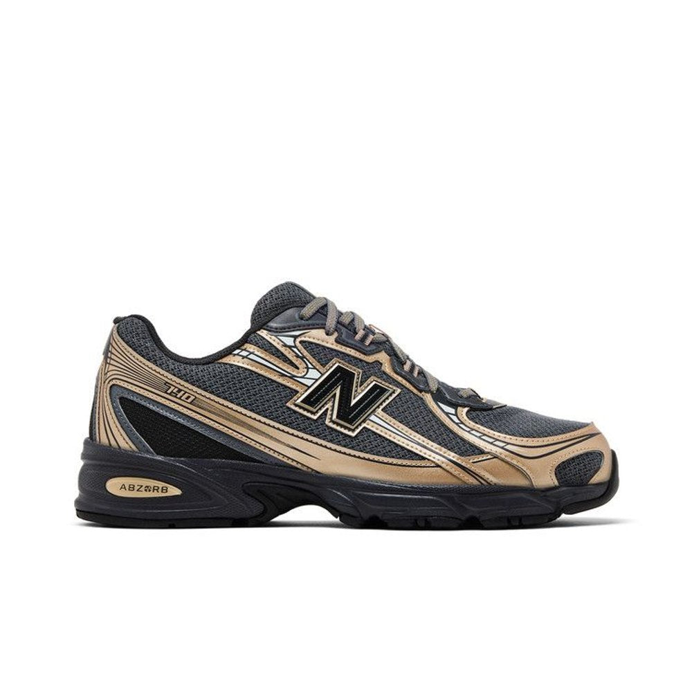 New Balance 740v2 Black Castlerock Gold Metallic