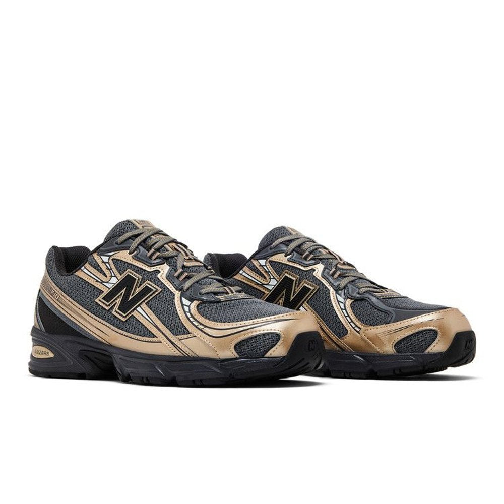 New Balance 740v2 Black Castlerock Gold Metallic