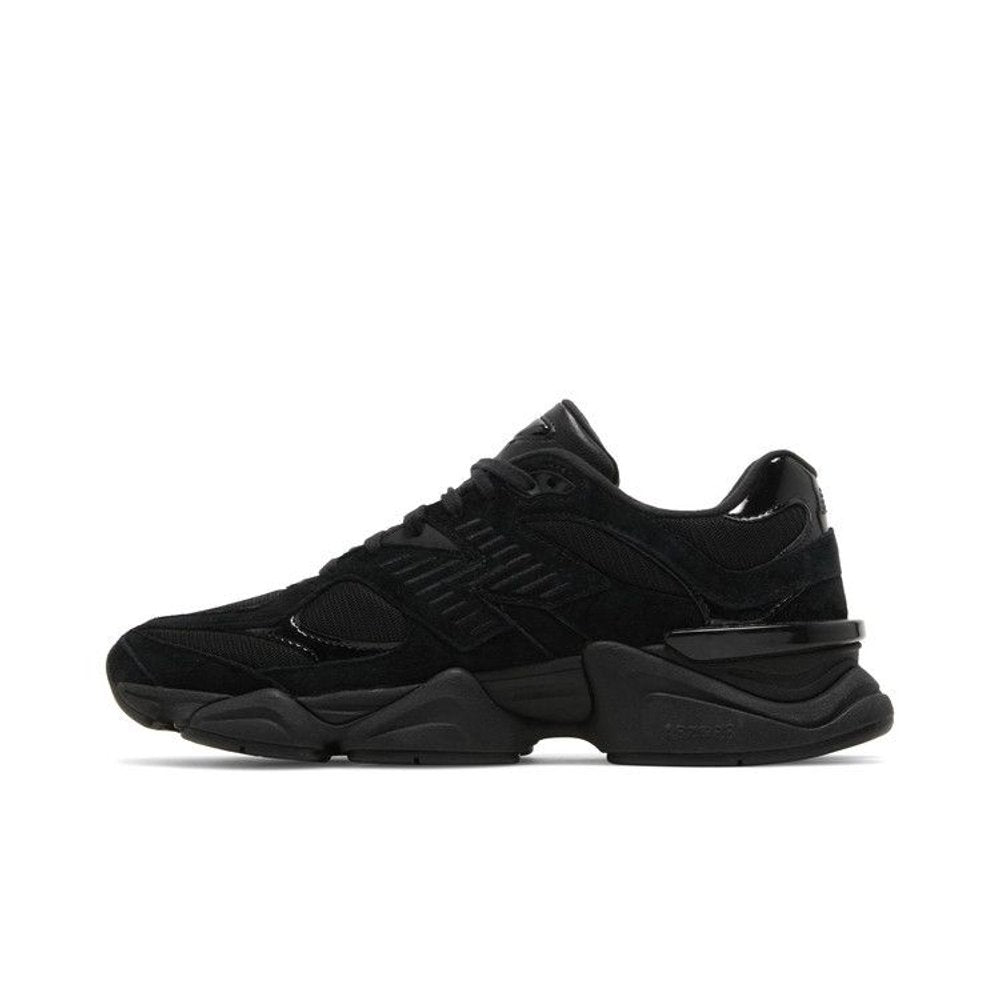 New Balance 9060 Triple Black Patent – hlavní pohled | Purekickz