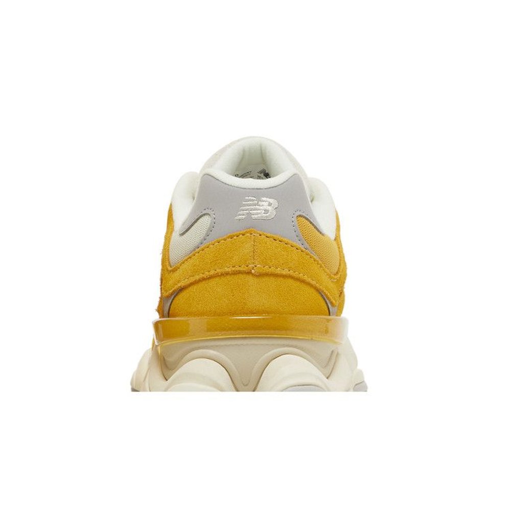 New Balance 9060 Varsity Gold – detail materiálu | Purekickz