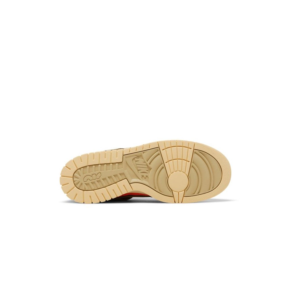 Nike Air Dunk Jumbo Medium Olive – zadní pohled | Purekickz