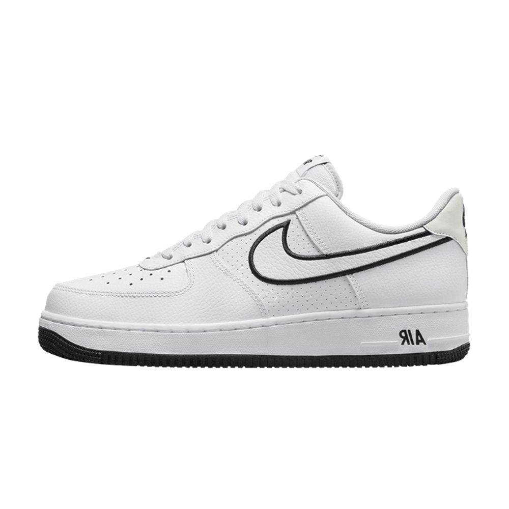 Nike Air Force 1 '07 Embroidered Swoosh White Black – hlavní pohled | Purekickz