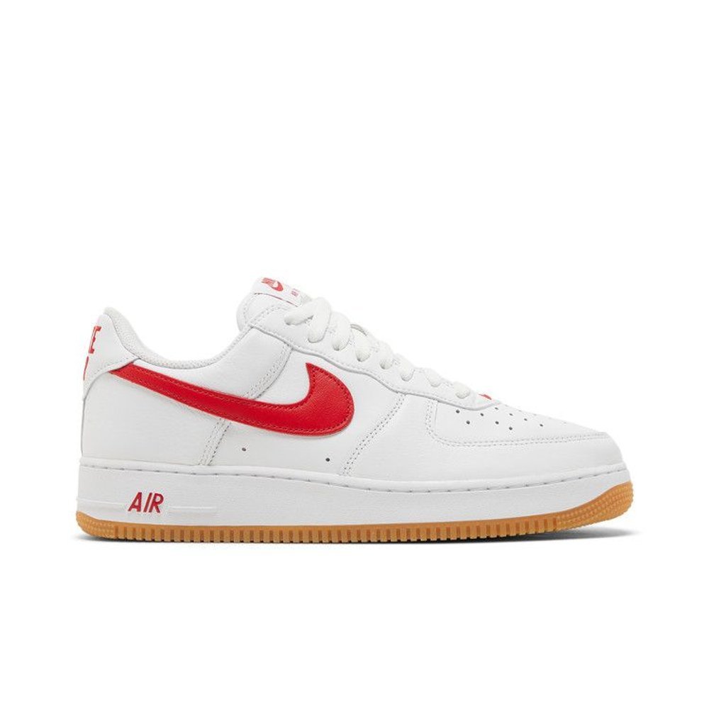 Nike Air Force 1 '07 Low Color of the Month University Red Gum – boční pohled | Purekickz