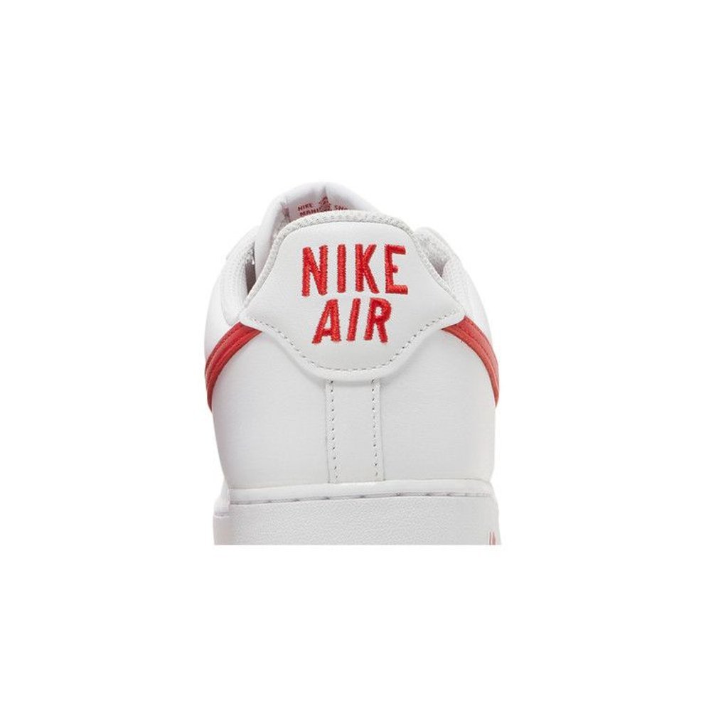 Nike Air Force 1 '07 Low Color of the Month University Red Gum – detail materiálu | Purekickz