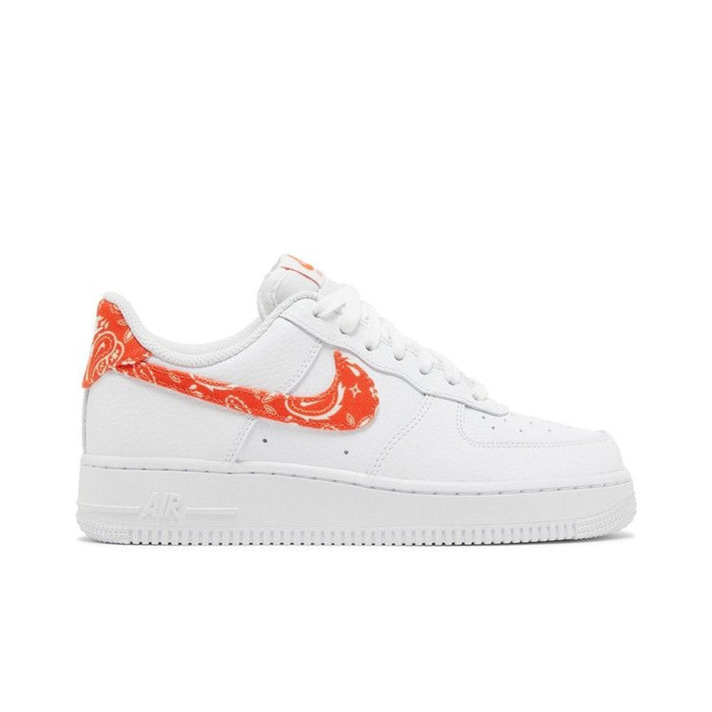 Nike Air Force 1 '07 Rush Orange Paisley – boční pohled | Purekickz