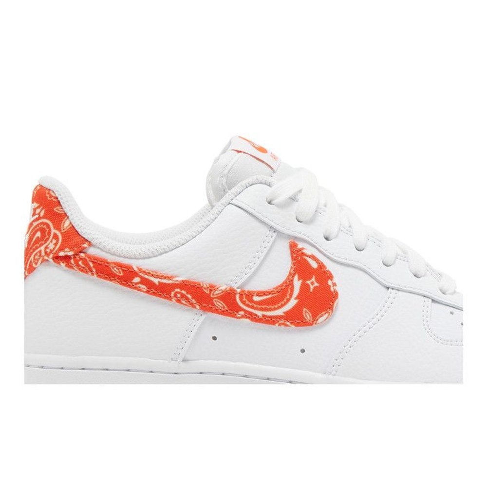 Nike Air Force 1 '07 Rush Orange Paisley – detail | Purekickz