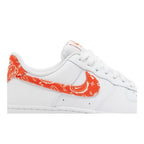 Nike Air Force 1 '07 Rush Orange Paisley – detail | Purekickz