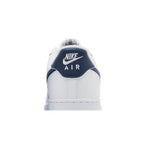 Nike Air Force 1 '07 White Midnight Navy (2024) – detail materiálu | Purekickz