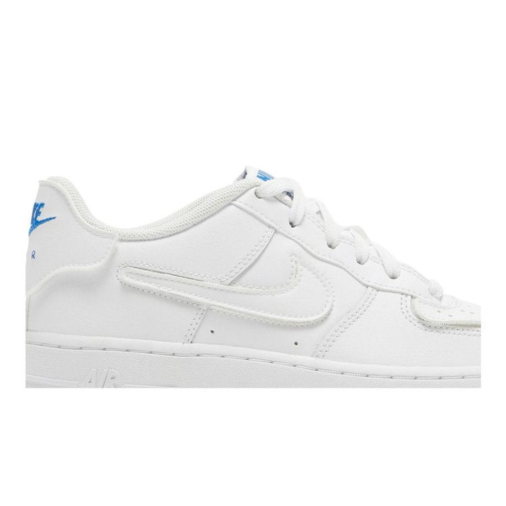 Nike Air Force 1/1 White Royal Blue (GS) – detail | Purekickz