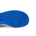 Nike Air Force 1/1 White Royal Blue (GS) – pohled shora | Purekickz