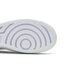 Nike Air Force 1 Flyknit 2 White Pure Platinum – pohled shora | Purekickz