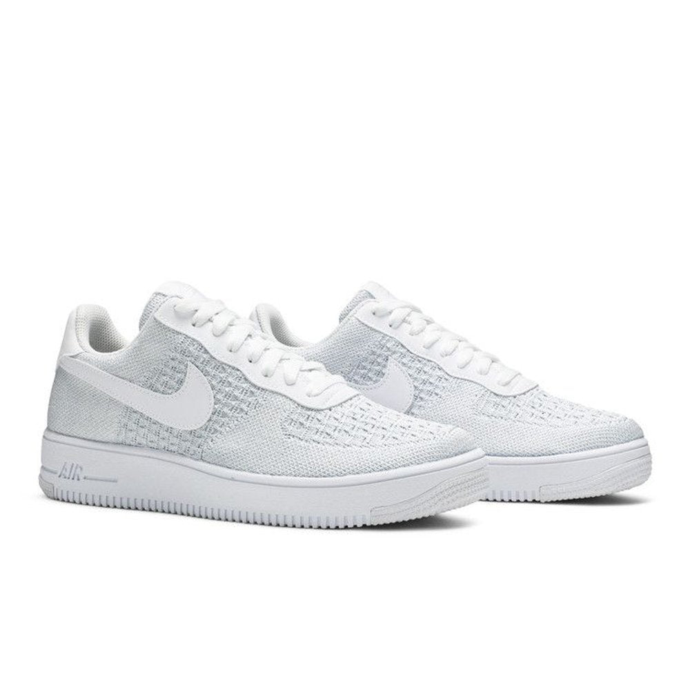 Nike Air Force 1 Flyknit 2 White Pure Platinum – lifestyle foto | Purekickz