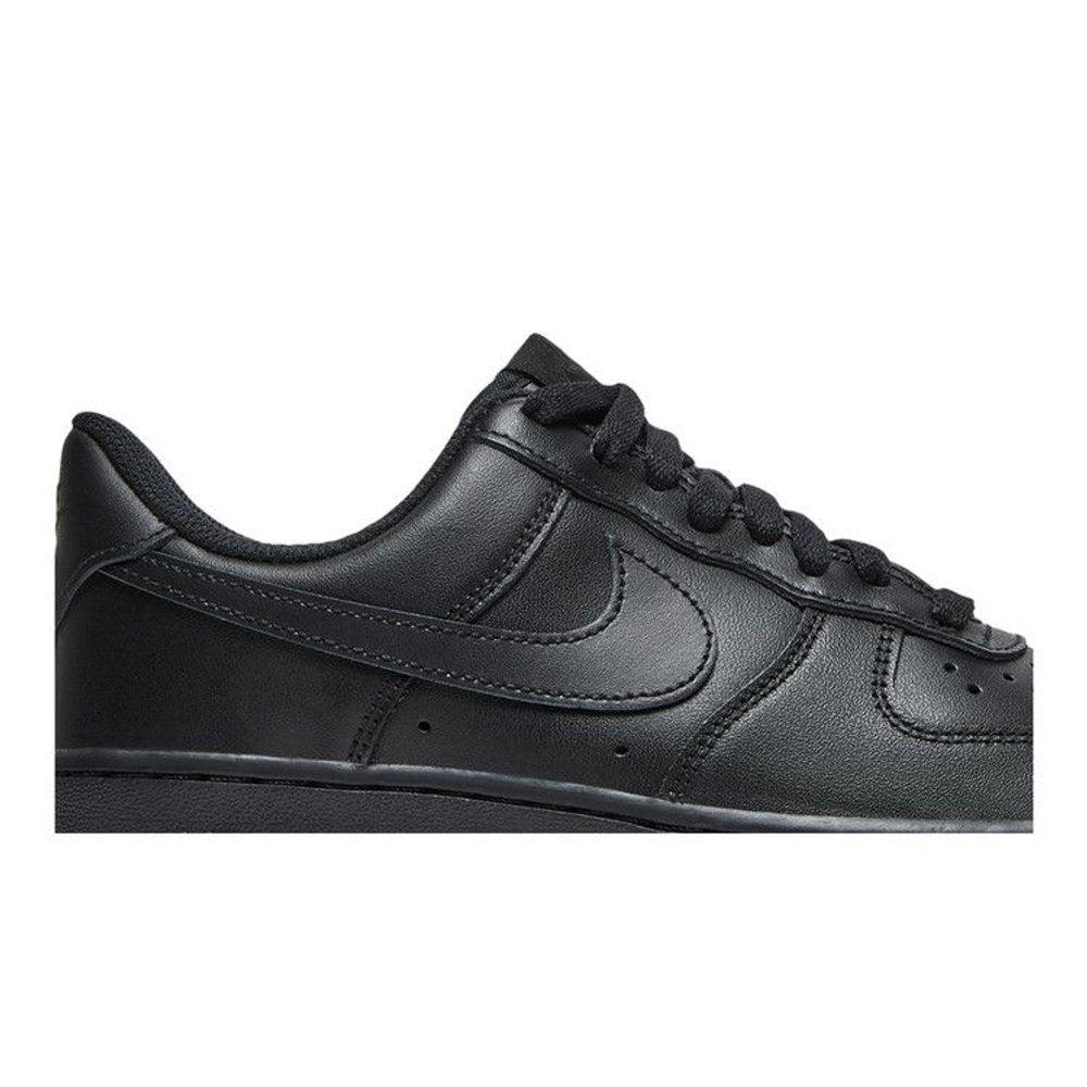 Nike Air Force 1 Low '07 Black (W) – boční pohled | Purekickz