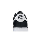 Nike Air Force 1 Low '07 Black White Pebbled Leather – detail materiálu | Purekickz