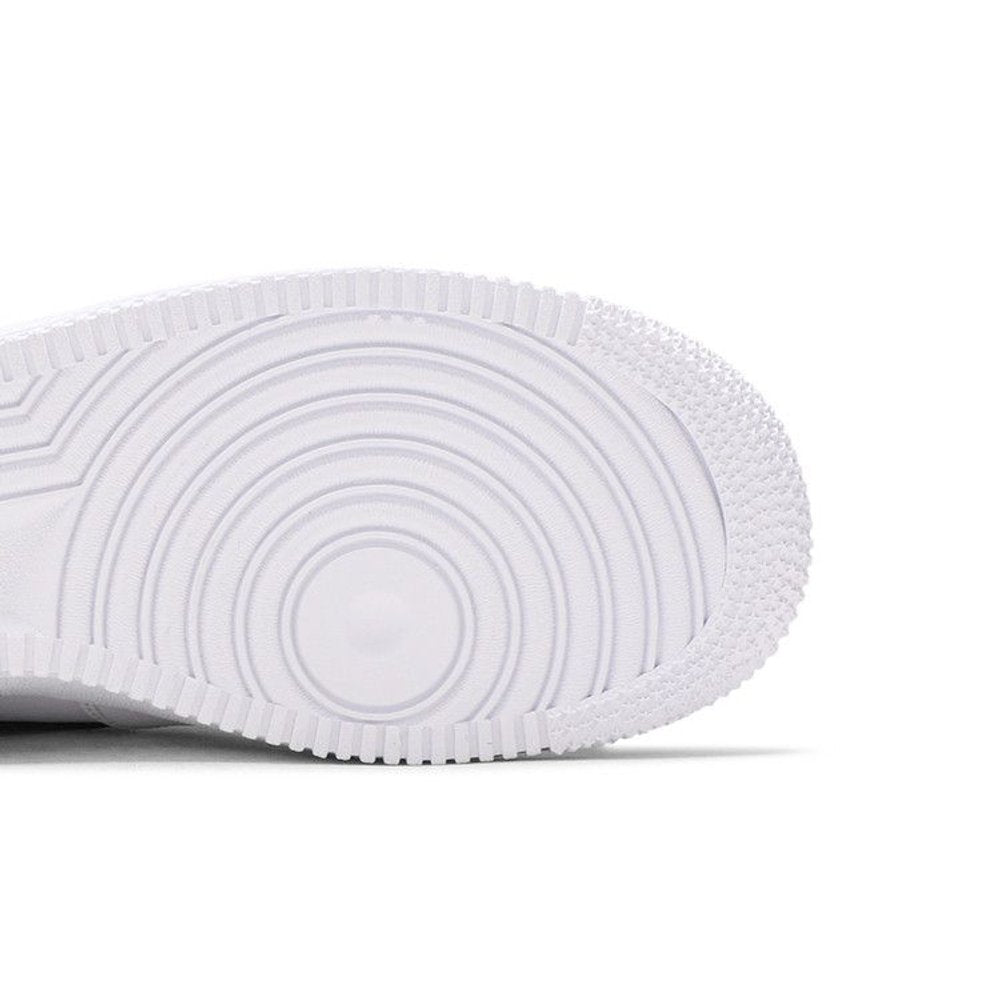 Nike Air Force 1 Low '07 Essential White Black Gold Mini Swoosh (W)