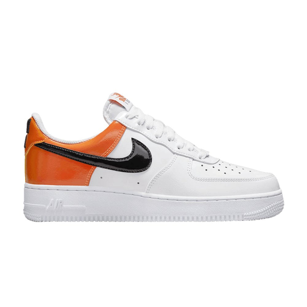 Nike Air Force 1 Low '07 Essential White/Brilliant Orange (W) – hlavní pohled | Purekickz