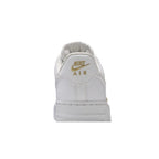 Nike Air Force 1 Low 07 Essential White Metallic Gold (W) – detail materiálu | Purekickz