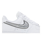 Nike Air Force 1 Low '07 Essential White Metallic Silver Black (W) – detail | Purekickz