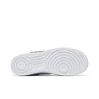 Nike Air Force 1 Low '07 Essential White Metallic Silver Black (W) – zadní pohled | Purekickz