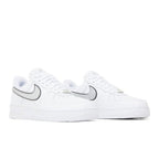 Nike Air Force 1 Low '07 Essential White Metallic Silver Black (W) – lifestyle foto | Purekickz