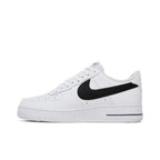 Nike Air Force 1 Low '07 FM Cut Out Swoosh White Black – hlavní pohled | Purekickz