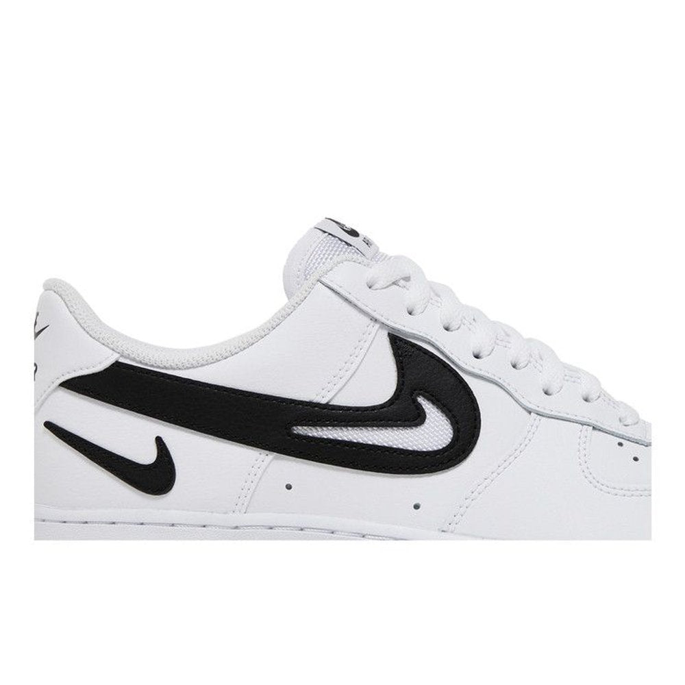 Nike Air Force 1 Low '07 FM Cut Out Swoosh White Black – detail | Purekickz